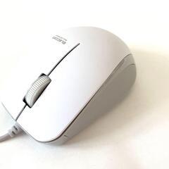 ELECOM M-BL27UBKWH WHITE　有線マウス