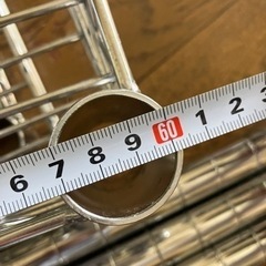 銀ラック　4段お譲りします。の画像