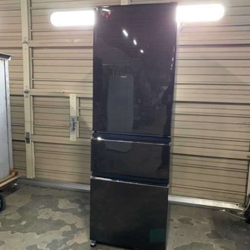 6/18 終 2018年製 自動製氷機能付き 冷蔵庫 MITSUBISHI MR-CX37C-BR 365L 三菱 菊E