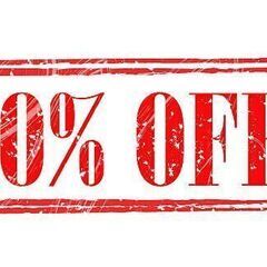 中古品連休セール開催中！全商品2０％OFF！！