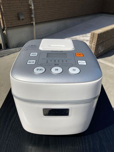 ★価格交渉OK・おまけ3個付き★ 山善 YAMAZEN YJB-300(W) 3合炊き 炊飯器 炊飯ジャー 2019年製