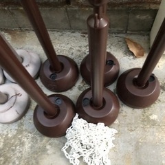 ポールチェーンスタンド　ポール　防犯　ミツギロンの画像