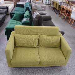 【期間限定出品】2人掛けラブソファ グリーン【10/10迄】 ジモティー見た！で5%OFF開催中！【2人掛けソファ】2人掛けソファ