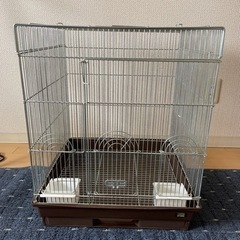鳥　オカメインコ用ケージ　鳥かご＋水浴びおもちゃ