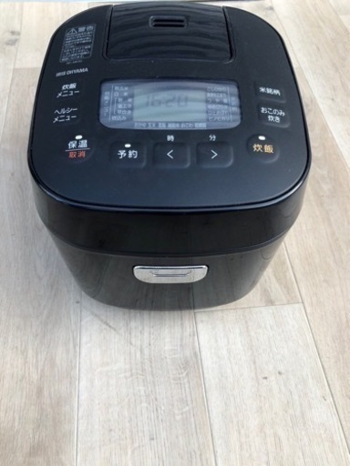IRIS 炊飯器　RC-ME30-B BLACK 2020年製