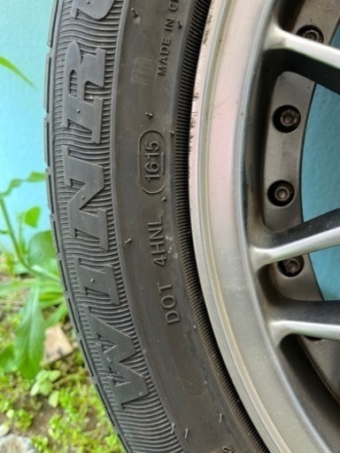さらに値下げしました　１７インチ７j ホイール　タイヤ付き　4本セット