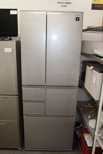 ★特別価格 高年式 人気の6ドア★SHARP シャープ冷凍冷蔵庫 (SJ-F502E-S) 502L 6ドア美品販売！★大田区、品川区配送、設置無料★店頭取引歓迎！