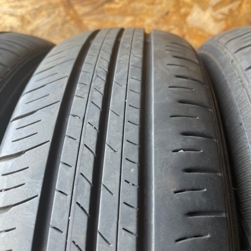 バリ山　DUNLOP ダンロップ　EC300＋　165/65R14 夏タイヤ　2018年製　14インチ