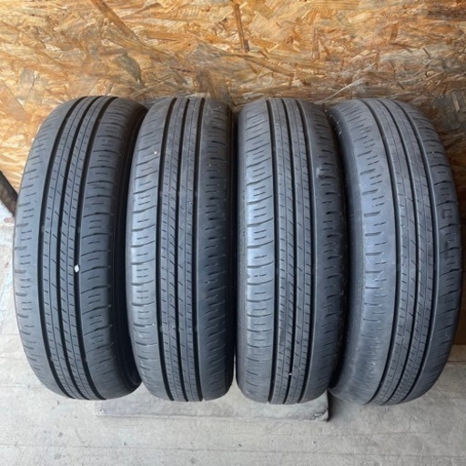 バリ山　DUNLOP ダンロップ　EC300＋　165/65R14 夏タイヤ　2018年製　14インチ