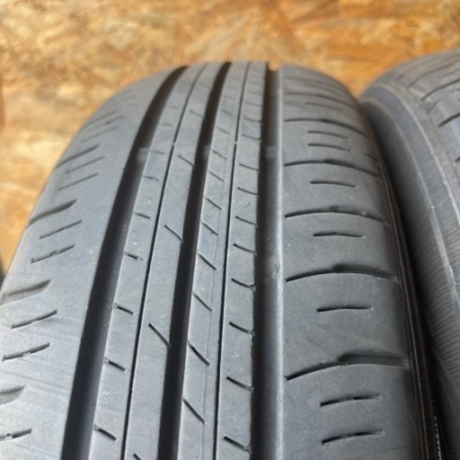 バリ山　DUNLOP ダンロップ　EC300＋　165/65R14 夏タイヤ　2018年製　14インチ
