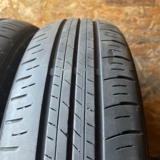 バリ山　DUNLOP ダンロップ　EC300＋　165/65R14 夏タイヤ　2018年製　14インチ