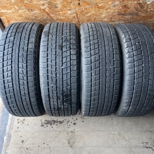 バリ山　DUNLOP ダンロップ　SJ8 235/55R18 スタッドレス　タイヤ　2018年製　18インチ