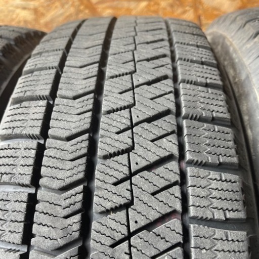 極上タイヤ　BRIDGESTONE ブリヂストン　ブリジストン　VRX2 185/60R15 スタッドレス タイヤ　鉄ホイール付き　2