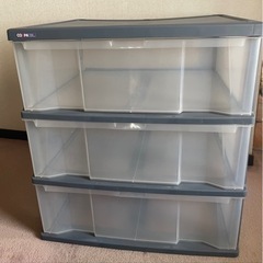 【無料お譲りします】収納ケース　3段