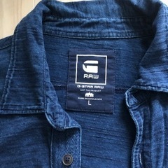 g-star raw デニムシャツ　Lの画像