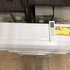 K04218　東芝　中古エアコン　主に6畳用　冷房能力　2.2KW ／ 暖房能力　2.２KW