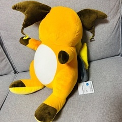 値下げ‼︎ポケモン⭐︎めちゃでかライチュウぬいぐるみ⭐︎新品未使用⭐︎UFOキャッチャー商品の画像