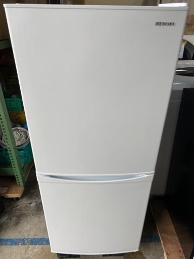 アイリスオーヤマ 冷蔵庫 KRSD-14A-W 142L 21年●E42W015
