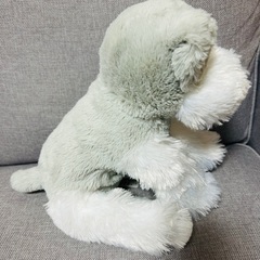 くったりシュナウザーぬいぐるみジャンボ⭐︎新品未使用UFOキャッチャー商品の画像