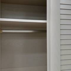 ★ジモティ割あり★  ワードローブ 白 H200×D58.5×W90 クリーニング済み TJ549の画像