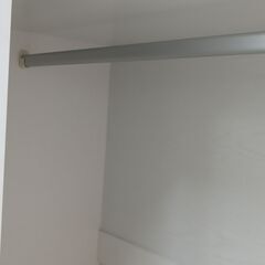 ★ジモティ割あり★  ワードローブ 白 H200×D58.5×W90 クリーニング済み TJ549の画像