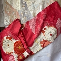 最終お値下げ！桐のタンス 振袖 帯 着物 小物類まとめ売りの画像