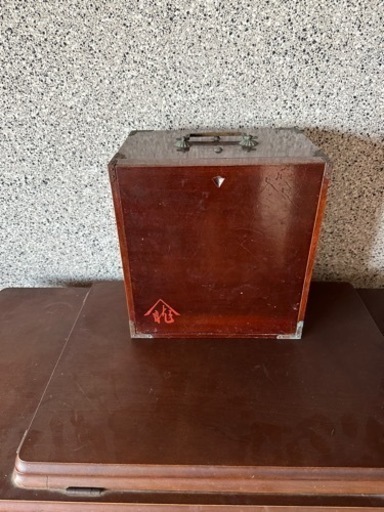 大名道具　花見　農耕　野弁当　提げ重　お重　アンティーク（共箱）