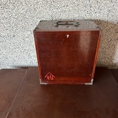 大名道具　花見　農耕　野弁当　提げ重　お重　アンティーク（共箱）