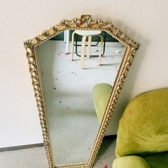 新品同様　半身鏡の画像