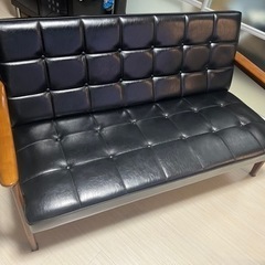 【限定品】美品！50周年記念復刻版　カリモク60 Kチェア2シーター
