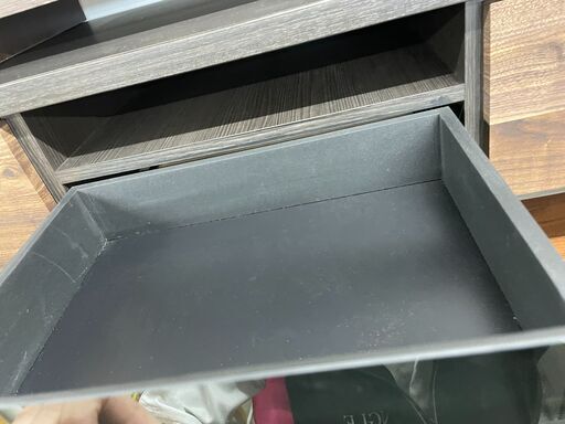 ジモティ来店特価!!　ワイドローTV台　ブラウン　　J-0460