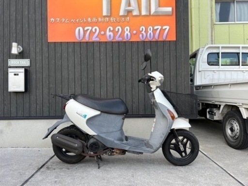 ★５万円　レッツ4 　納車整備済み　自賠責1年付き　セル1 実働車　インジェクション　CA41A 原付　スクーター