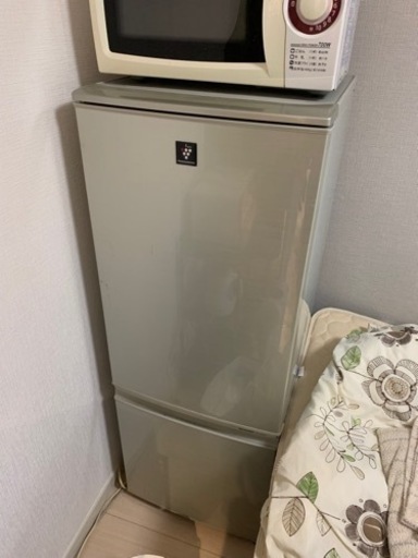 【交渉柔軟対応】冷蔵庫(プラズマクラスターノンフロン)と電子レンジ