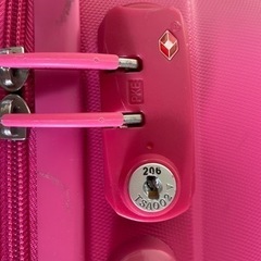 ☆訳ありキャリーケース ピンク サイズSS☆の画像
