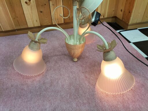 パナソニック　照明器具　シャンデリア　3灯　4.5畳　LB19362　白熱灯照明　菊