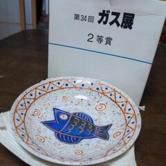 お魚が可愛い！未使用 深めの絵皿 5枚セット