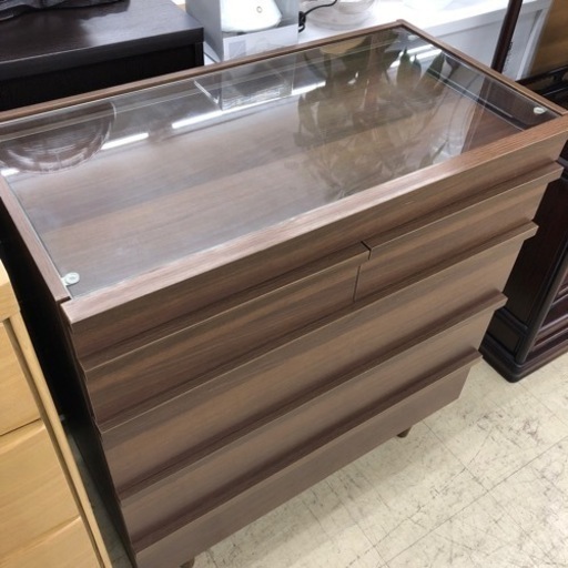 アクセサリー収納付 チェスト