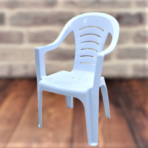 プラスチックガーデンチェア　ホワイト　新品　在庫20脚　4/29