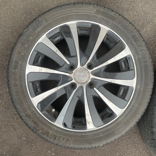 タイヤ アルミ 165／55R15 一時停止