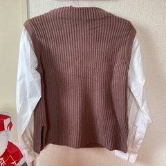 ベスト付きシャツの画像