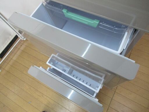1ヶ月保証/冷蔵庫/大型/3ドア/右開き/自動製氷機能付き/まんなか野菜室/日立/HITACHI/R-K320GV/中古品/JKN52