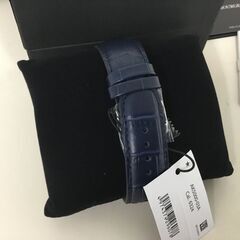 😸【本日の目玉品】[シチズン] 高級腕時計 メンズ クオーツ アナログ ムーンフェイズ レザー ステンレス ネイビー シルバーの画像