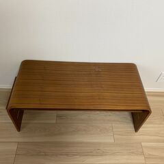 【テレビ台】ウッド調　組立不要　の画像