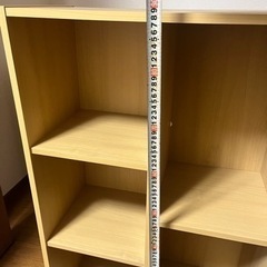 収納棚　３点セット　ラック　本棚　中古の画像