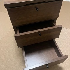 収納棚　３点セット　ラック　本棚　中古の画像