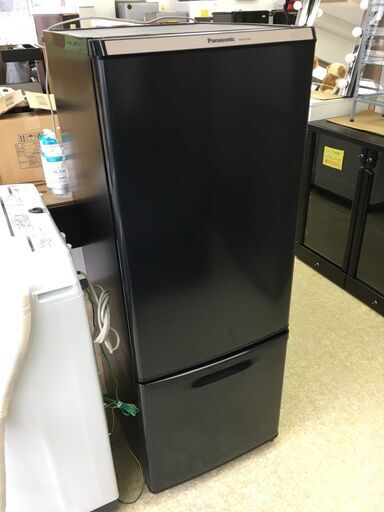 パナソニック ノンフロン冷凍冷蔵庫 NR-BW17BC-K 168L 幅480cm奥行586cm高さ1293cm 美品 説明欄必読