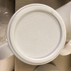 【未使用】　カップ　耐熱温度120度　電子レンジ使用可　コップ　260ml　１９個　色：ホワイトの画像