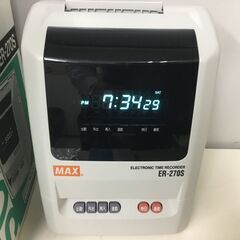 😸【稼働美品】タイムレコーダー「マックス」基本送料無料
