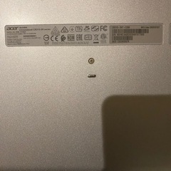 ［ 最終値下げ ]ノートパソコン　acer アメリカ製　USキーボードの画像