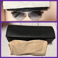 【他のサイトで売れました】ルイ ヴィトン  モノグラム柄   ティアドロップ　サングラスの画像